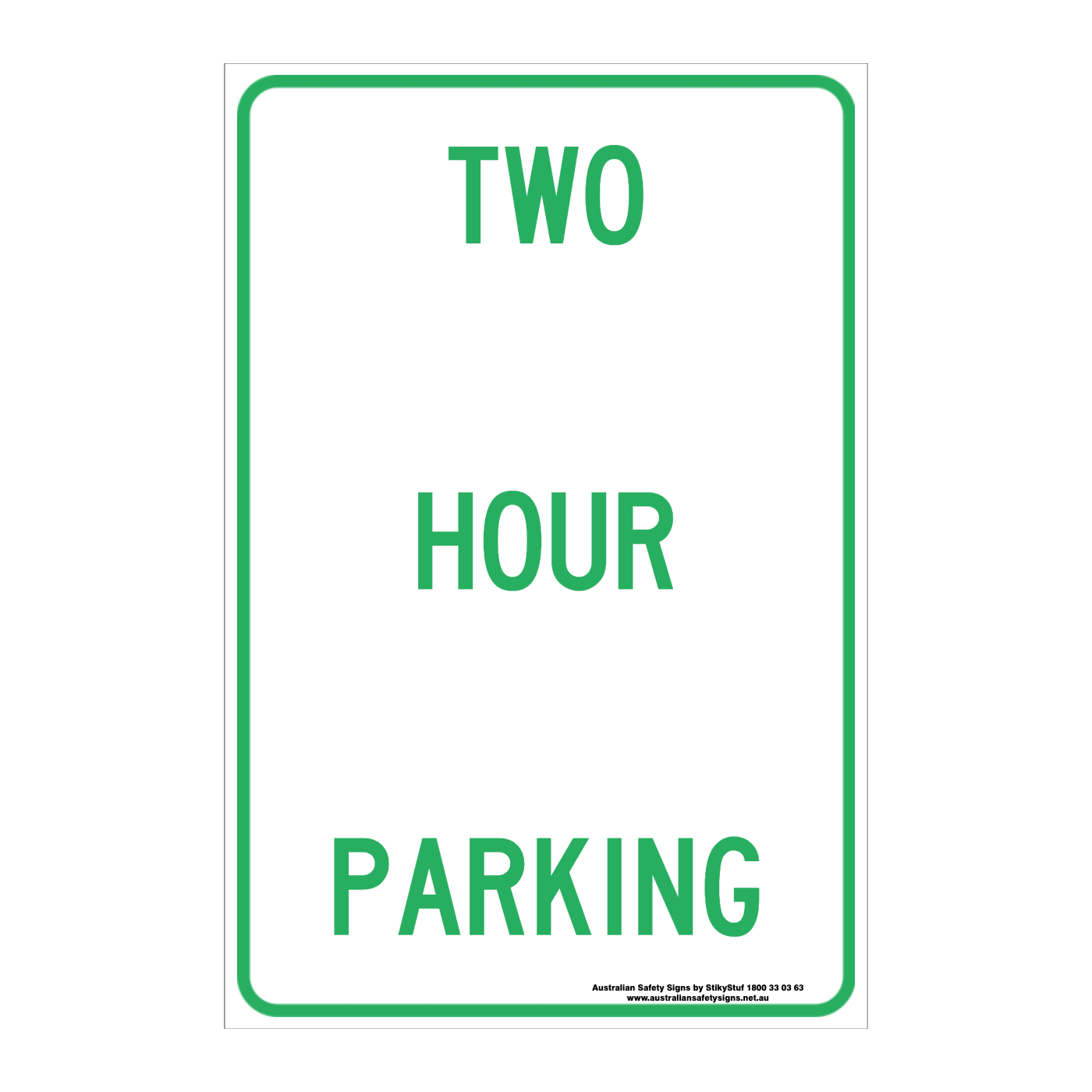 CUSTOM PARKING SIGN