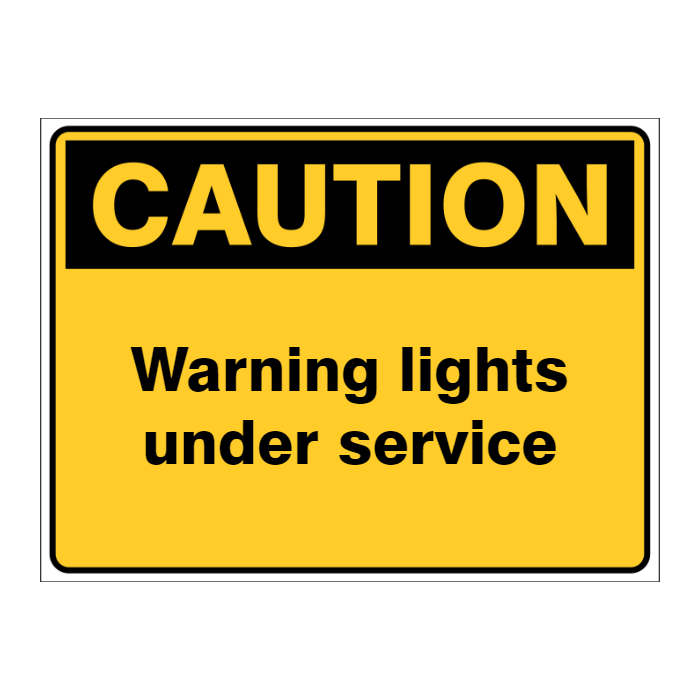 Custom Text Caution Sign