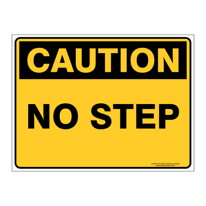 Custom Text Caution Sign