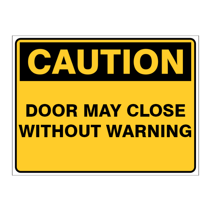 Custom Text Caution Sign
