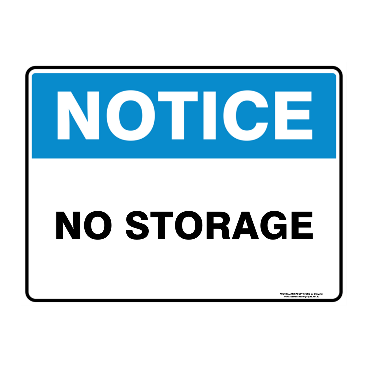 NOTICE CUSTOM TEXT SIGN