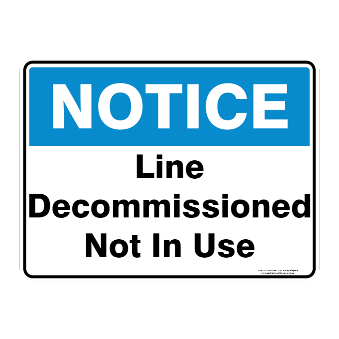 NOTICE CUSTOM TEXT SIGN