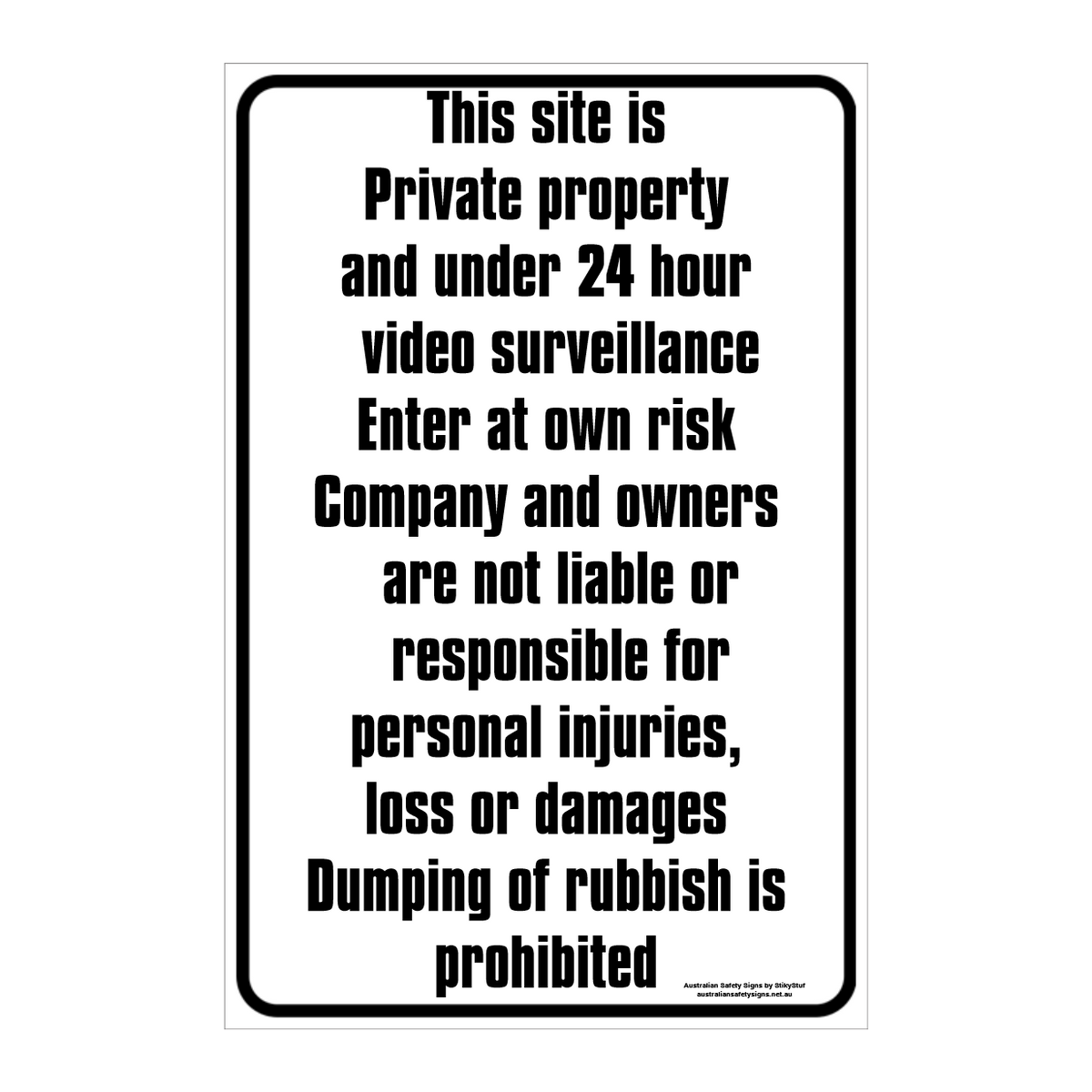 CUSTOM PARKING SIGN
