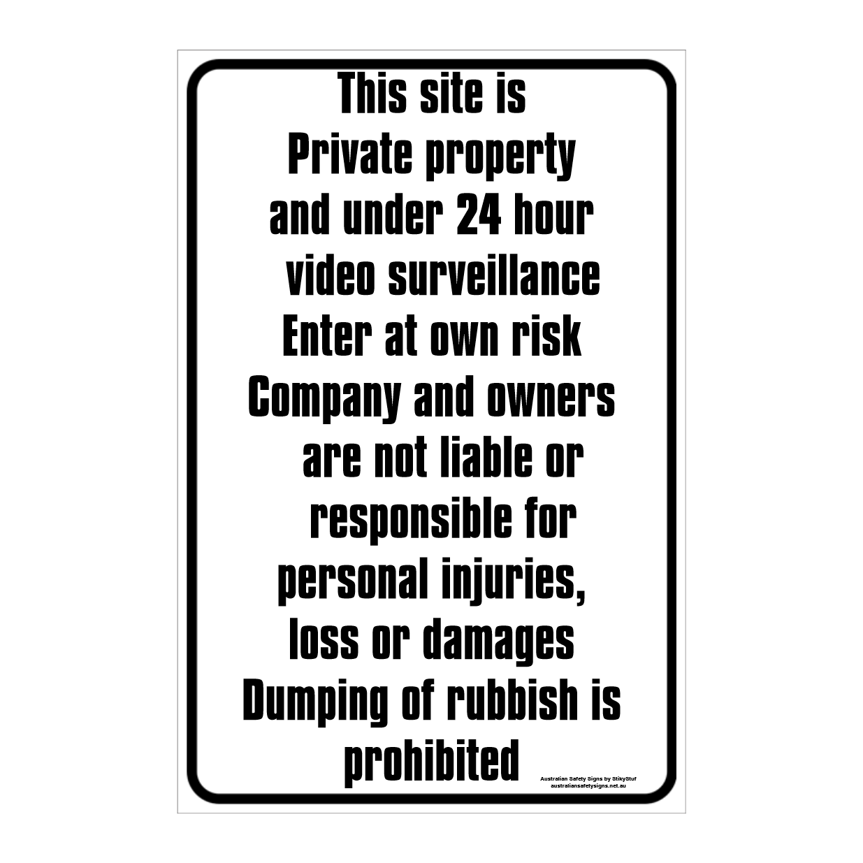 CUSTOM PARKING SIGN
