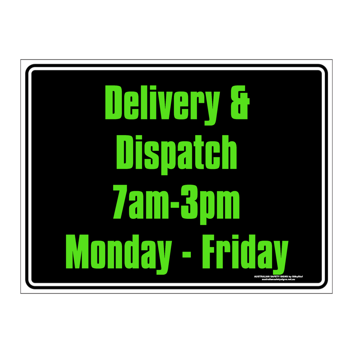 Custom general sign