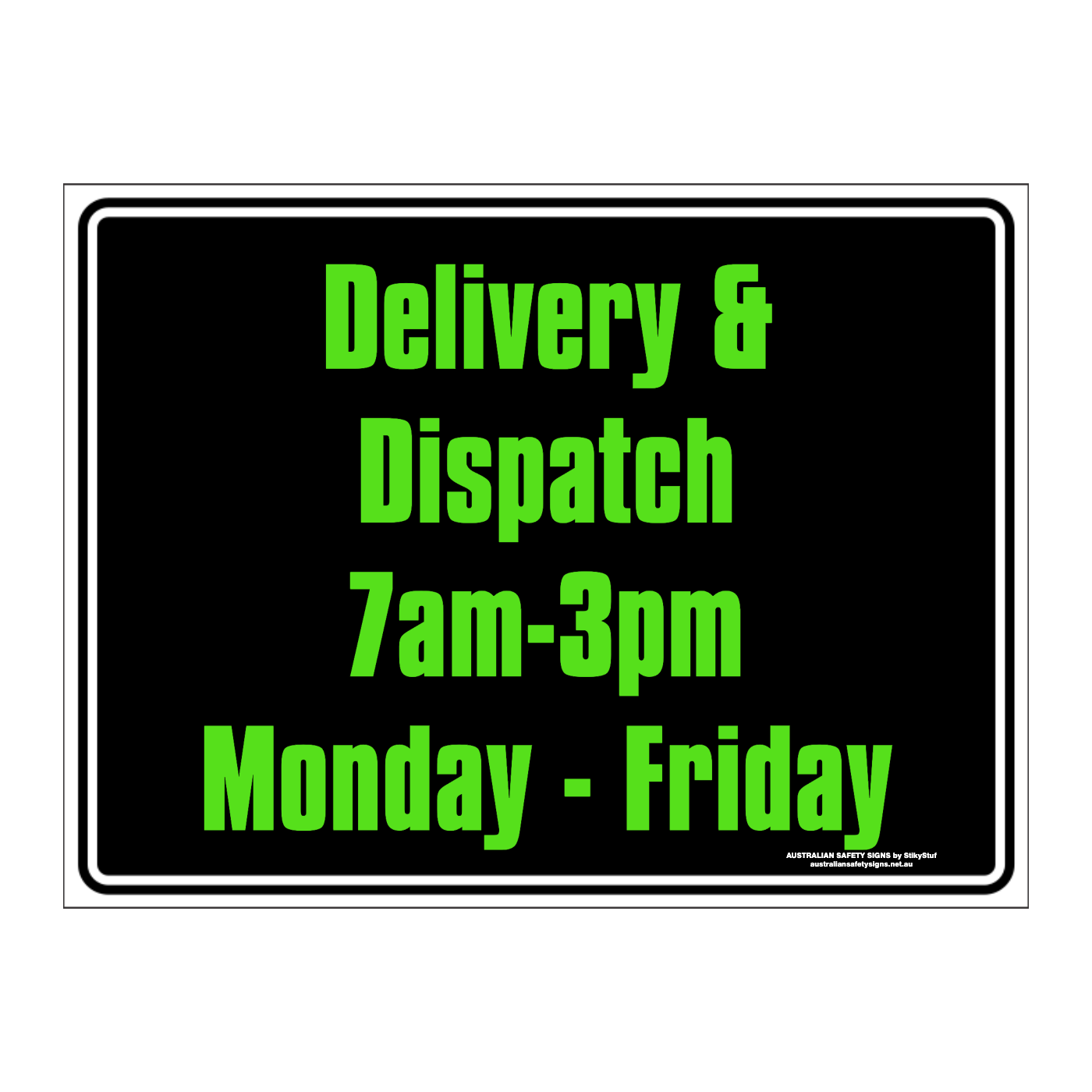 Custom general sign