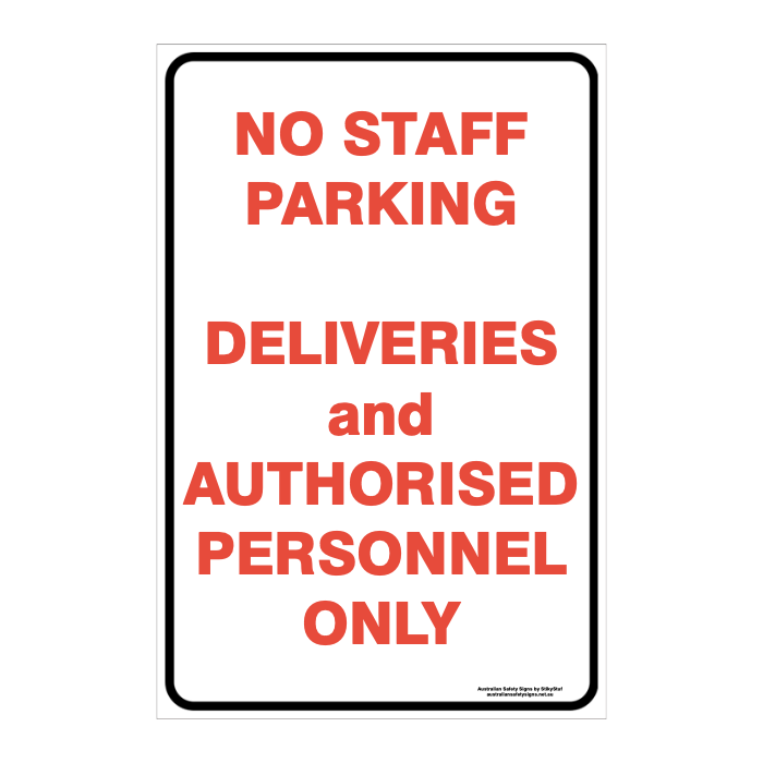 CUSTOM PARKING SIGN