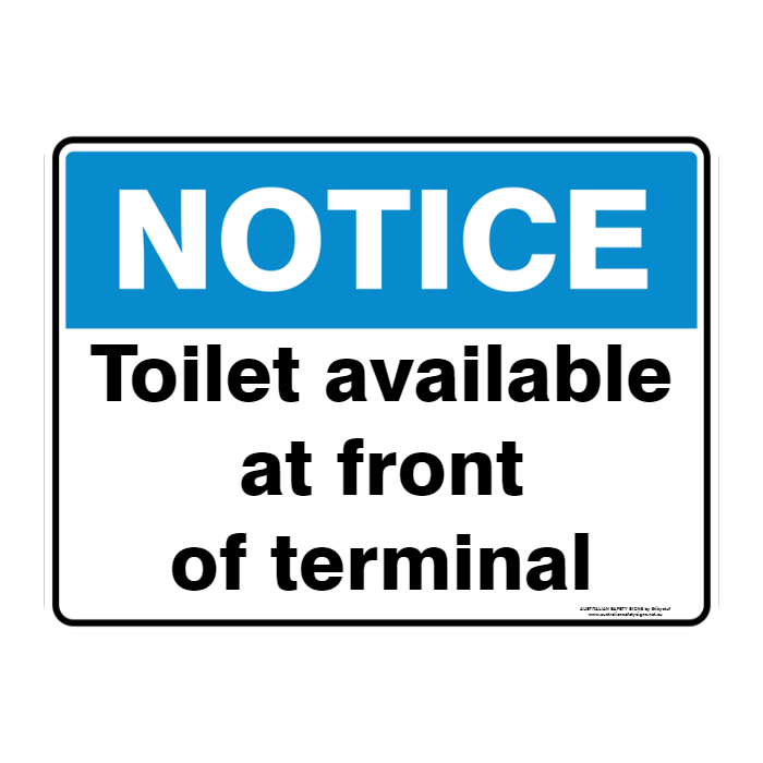 NOTICE CUSTOM TEXT SIGN