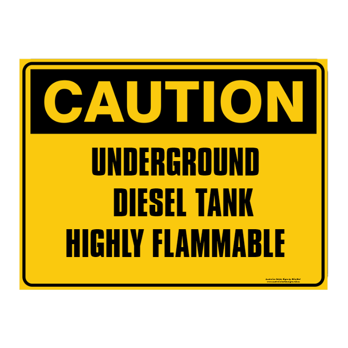 Custom Text Caution Sign