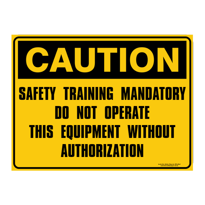 Custom Text Caution Sign