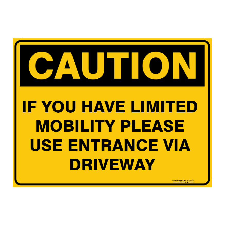 Custom Text Caution Sign