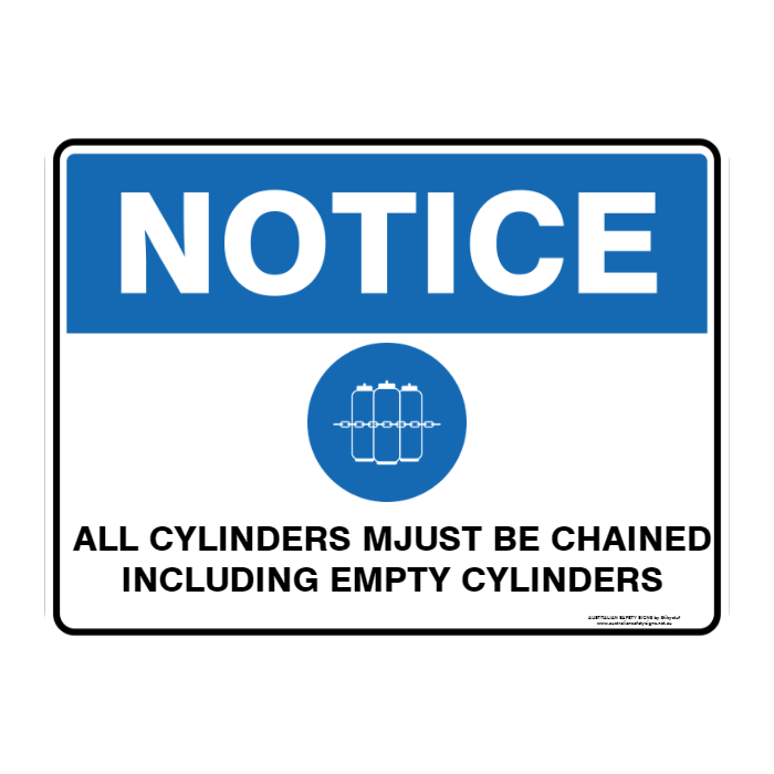 NOTICE CUSTOM TEXT SIGN