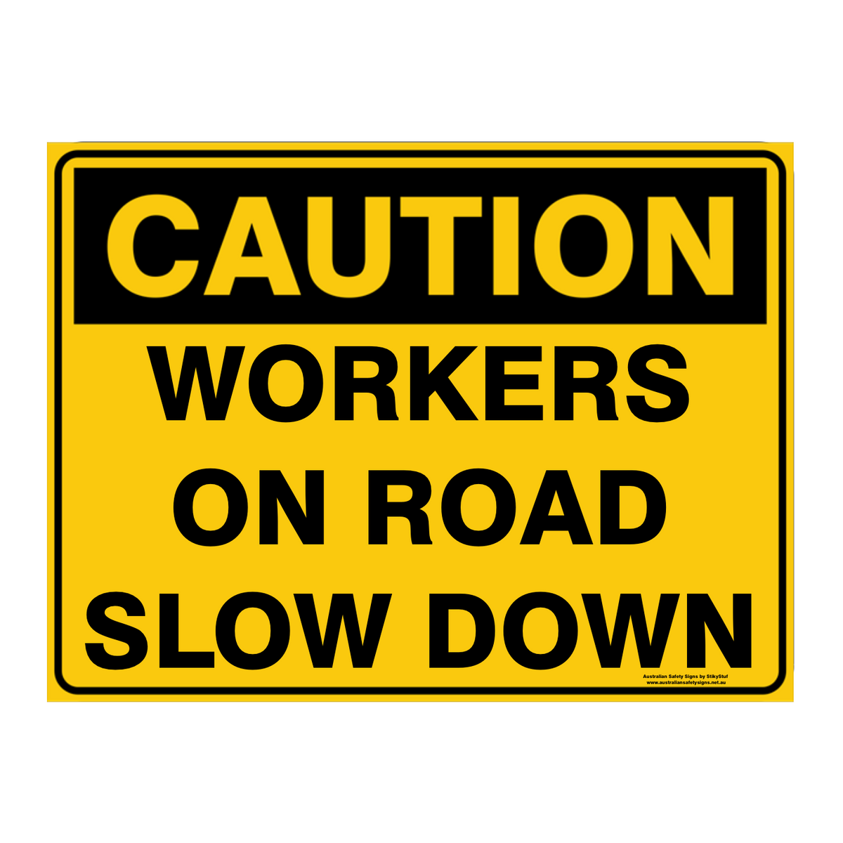 Custom Text Caution Sign