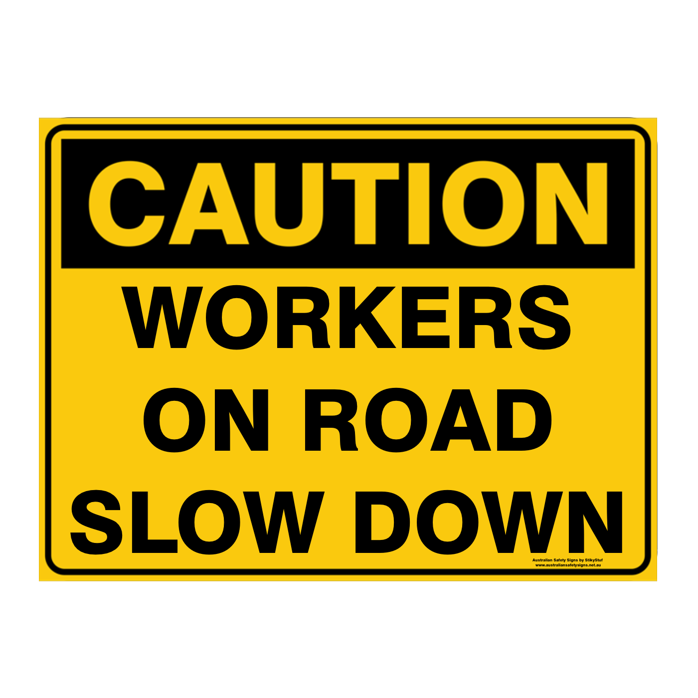 Custom Text Caution Sign