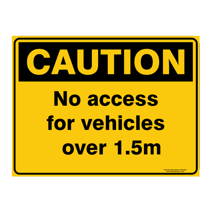 Custom Text Caution Sign