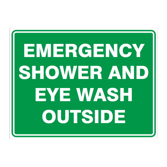Custom Text Emergency Sign