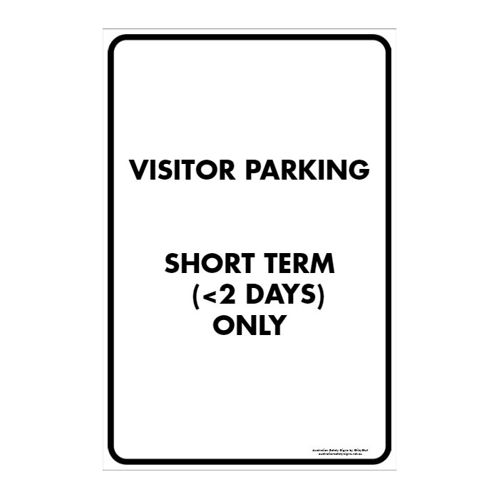CUSTOM PARKING SIGN