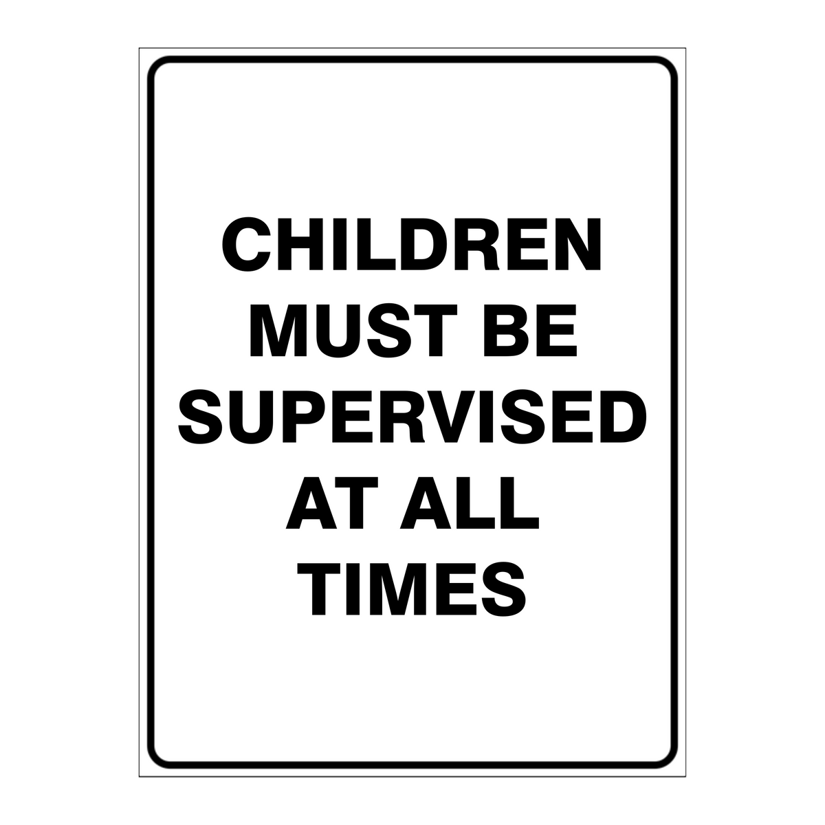 Custom Text Sign Portrait