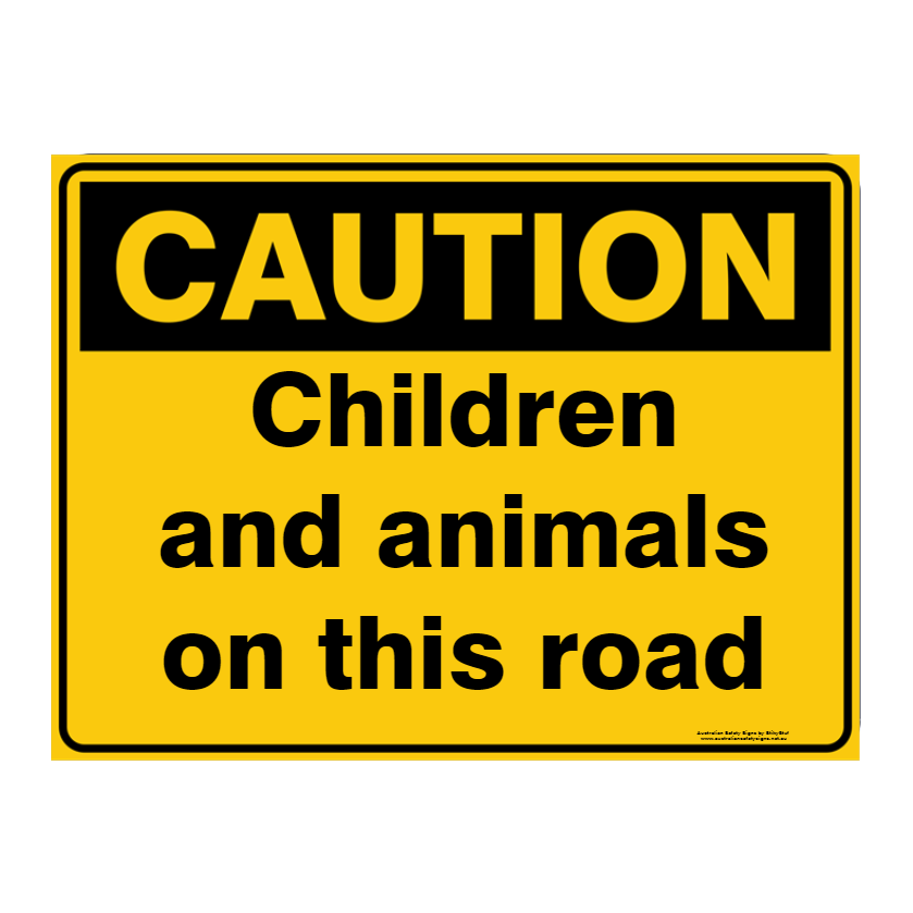 Custom Text Caution Sign
