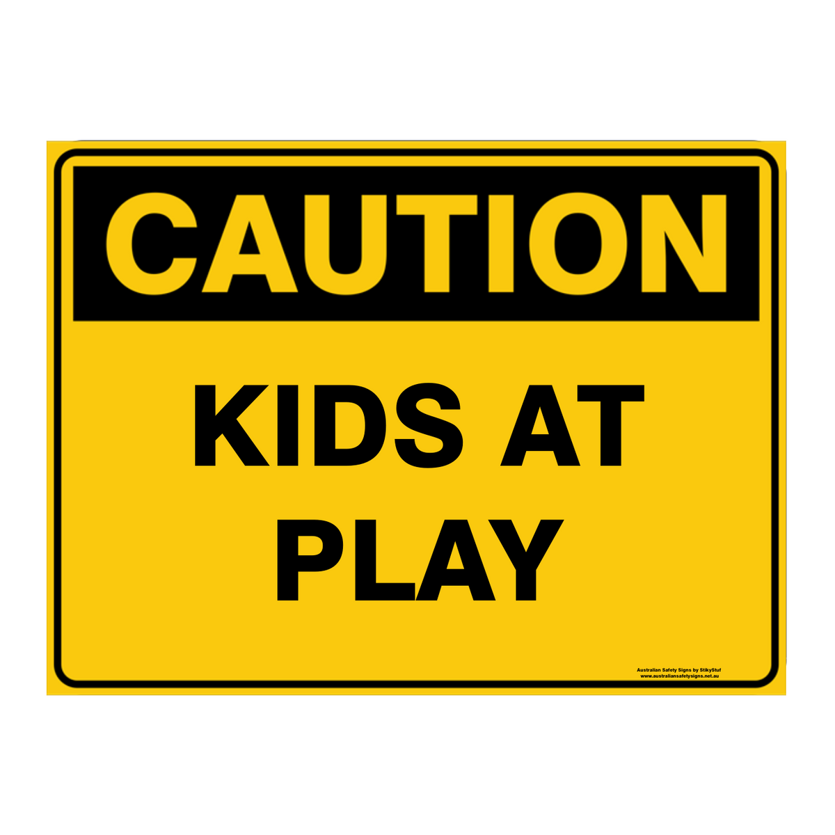 Custom Text Caution Sign