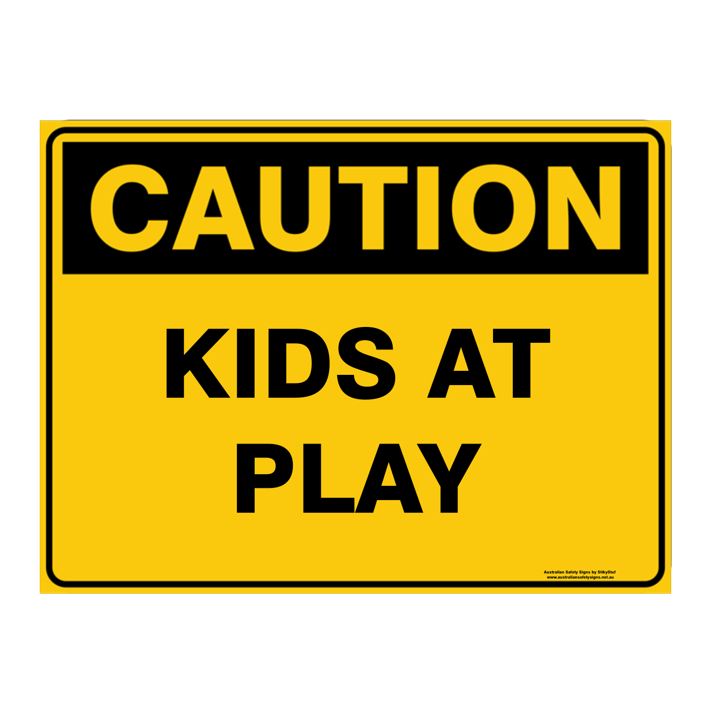 Custom Text Caution Sign