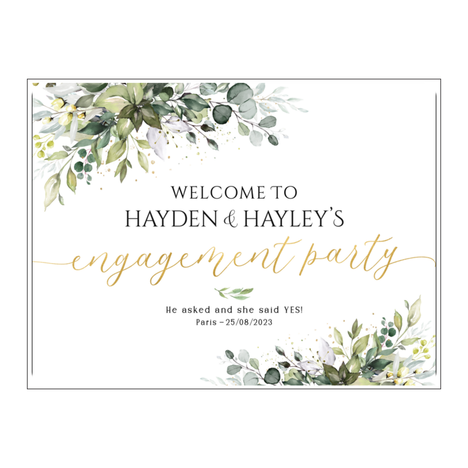 Custom general sign