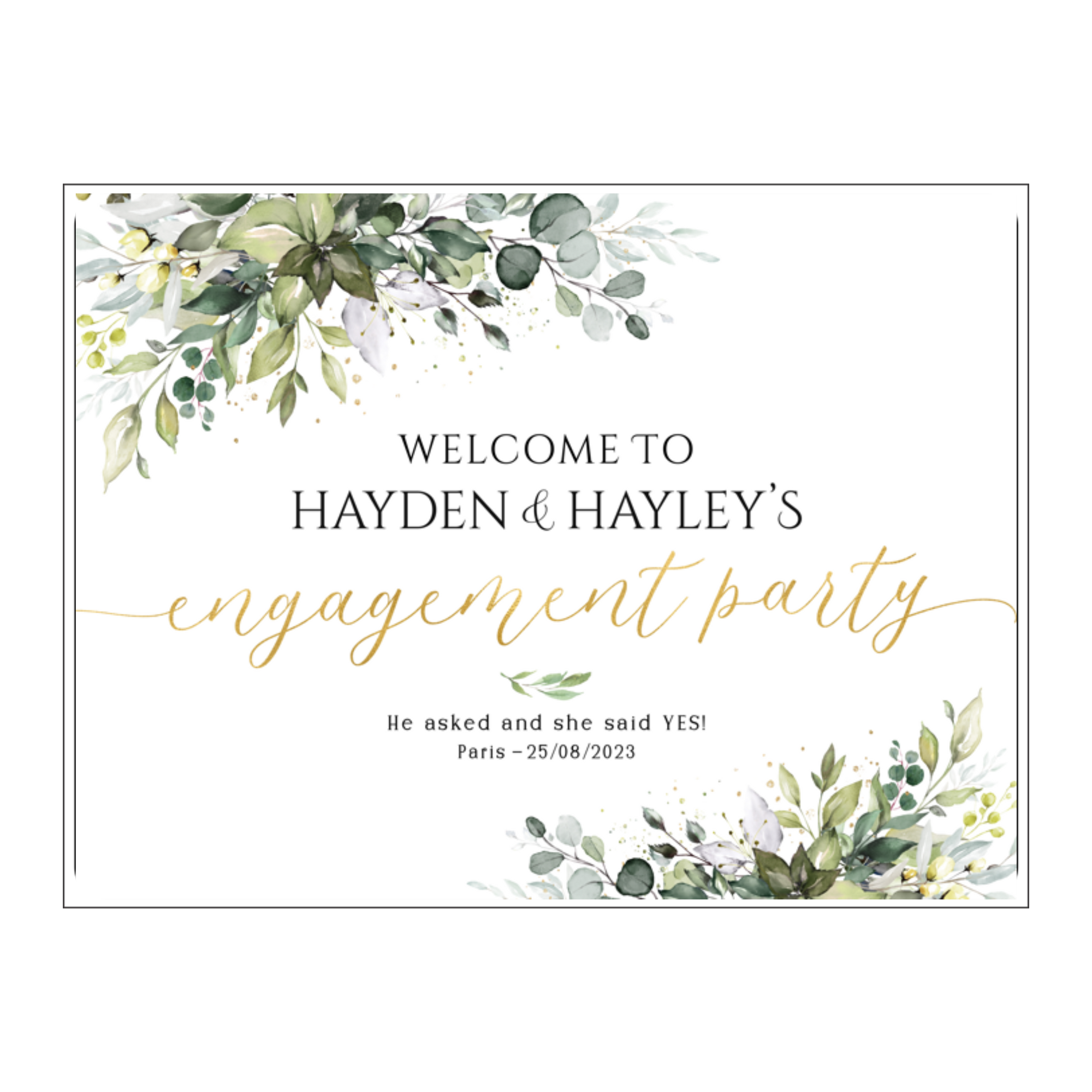 Custom general sign