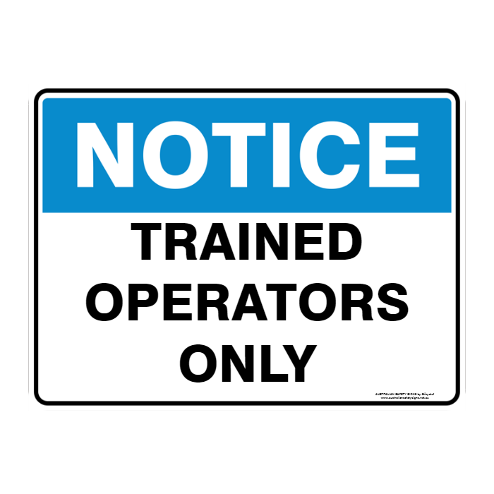 NOTICE CUSTOM TEXT SIGN