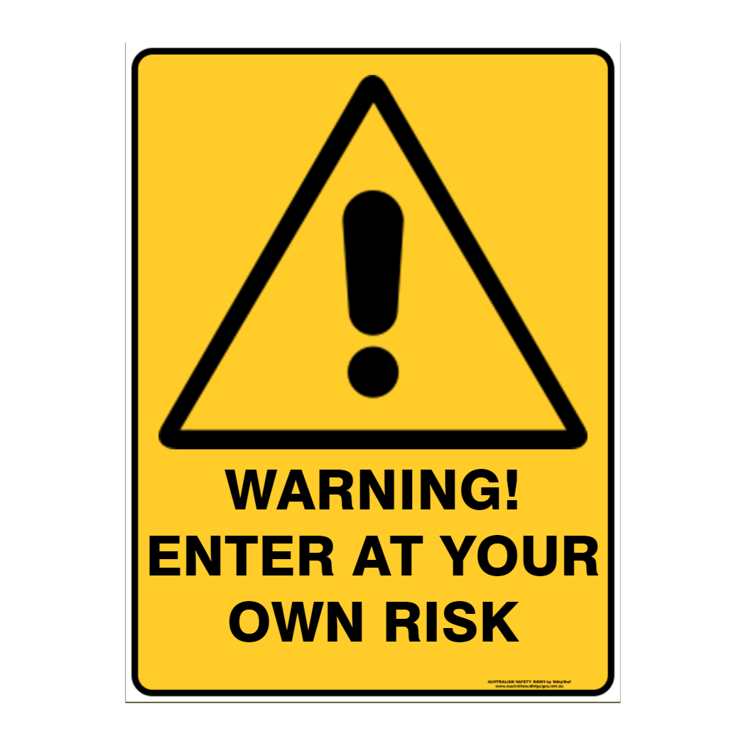 Warning Custom Text Sign
