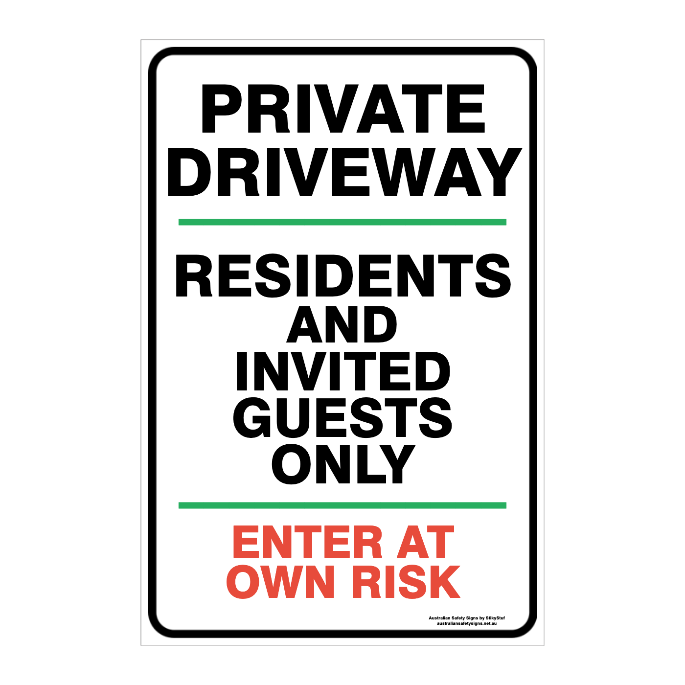 CUSTOM PARKING SIGN