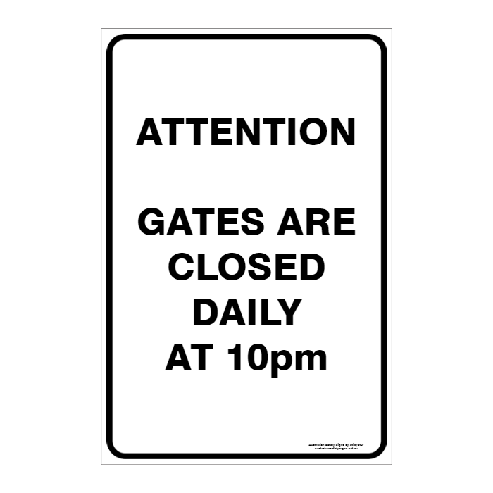 CUSTOM PARKING SIGN