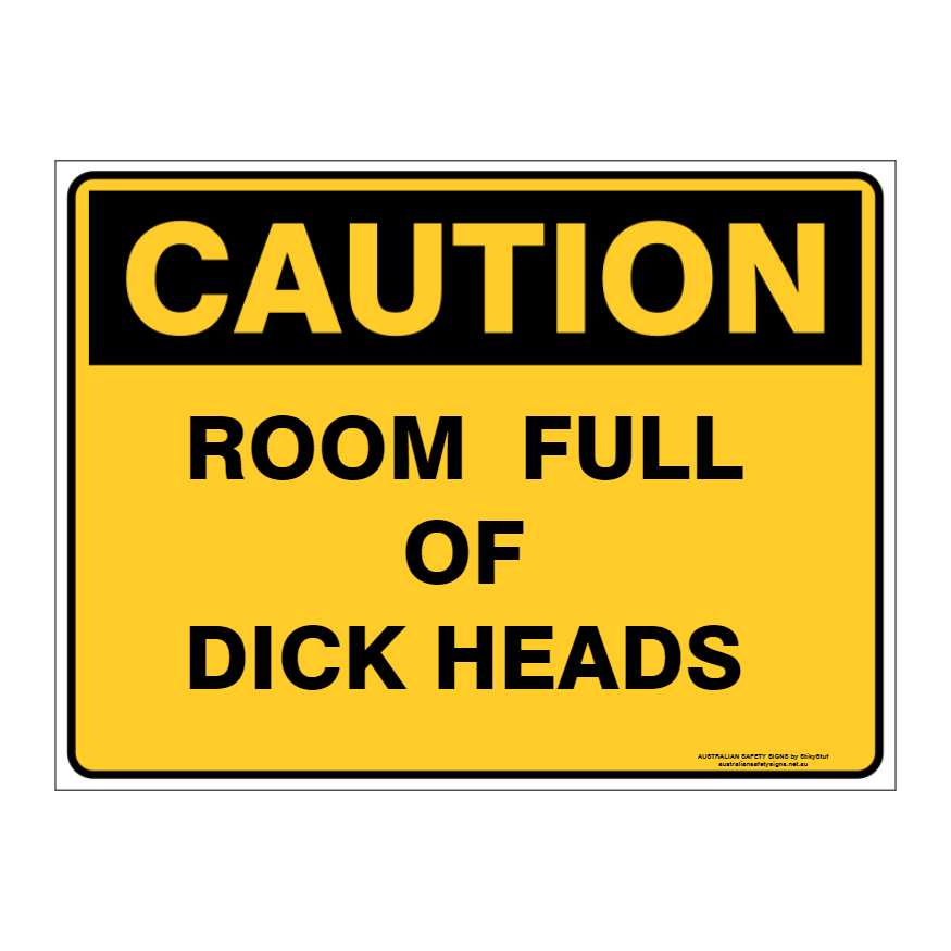 Custom Text Caution Sign