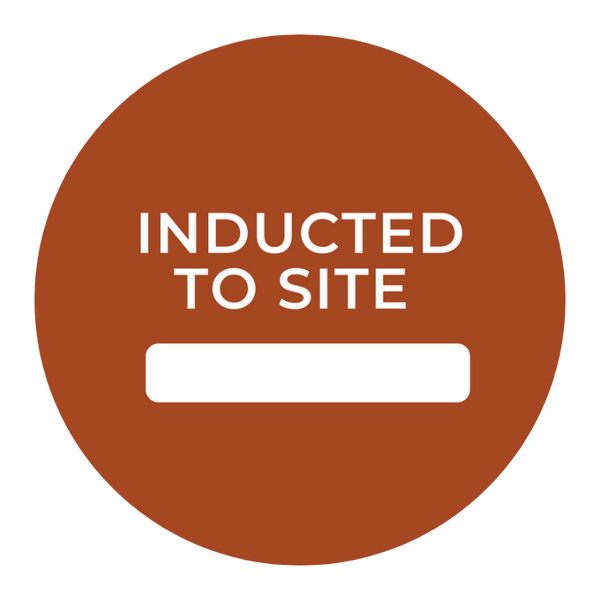 Induction Sticker Design CUSTOM HARD HAT STICKER - Australian Safety Signs