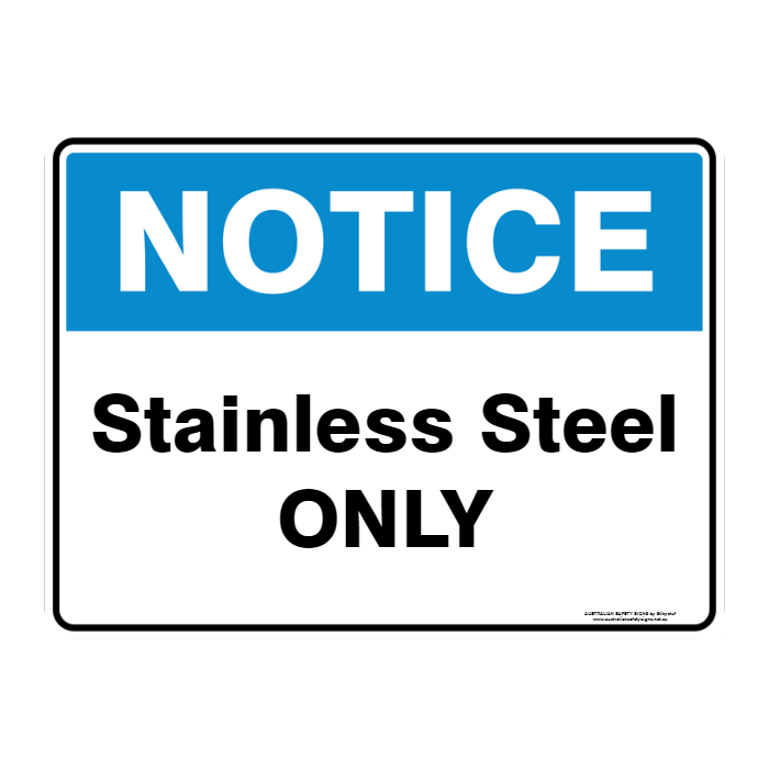 NOTICE CUSTOM TEXT SIGN