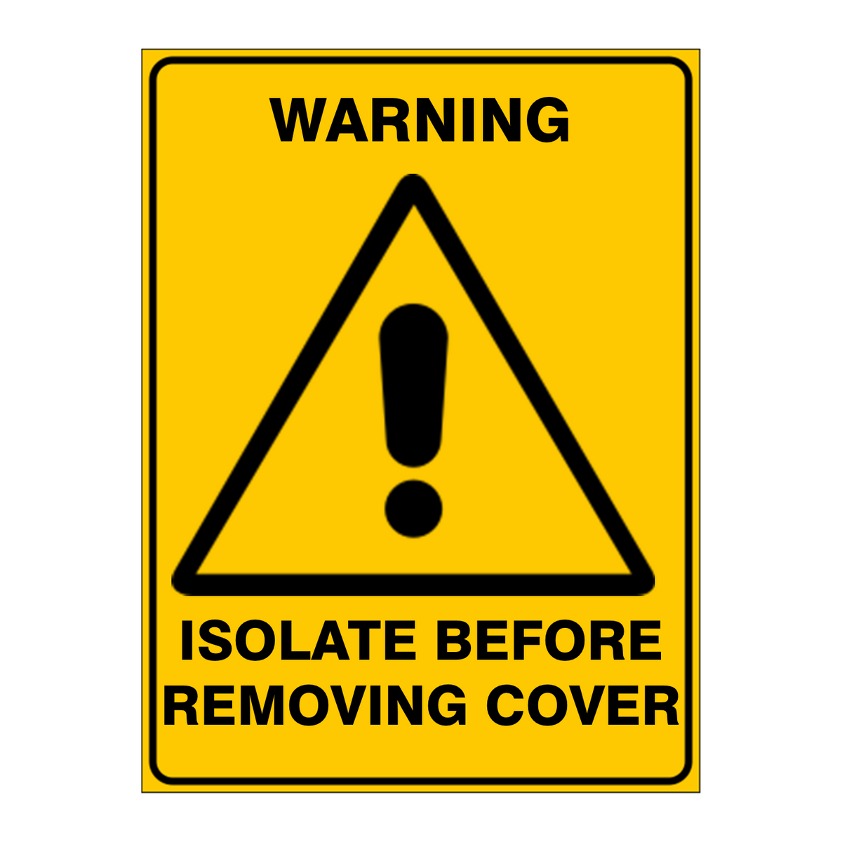 Warning Custom Text Sign