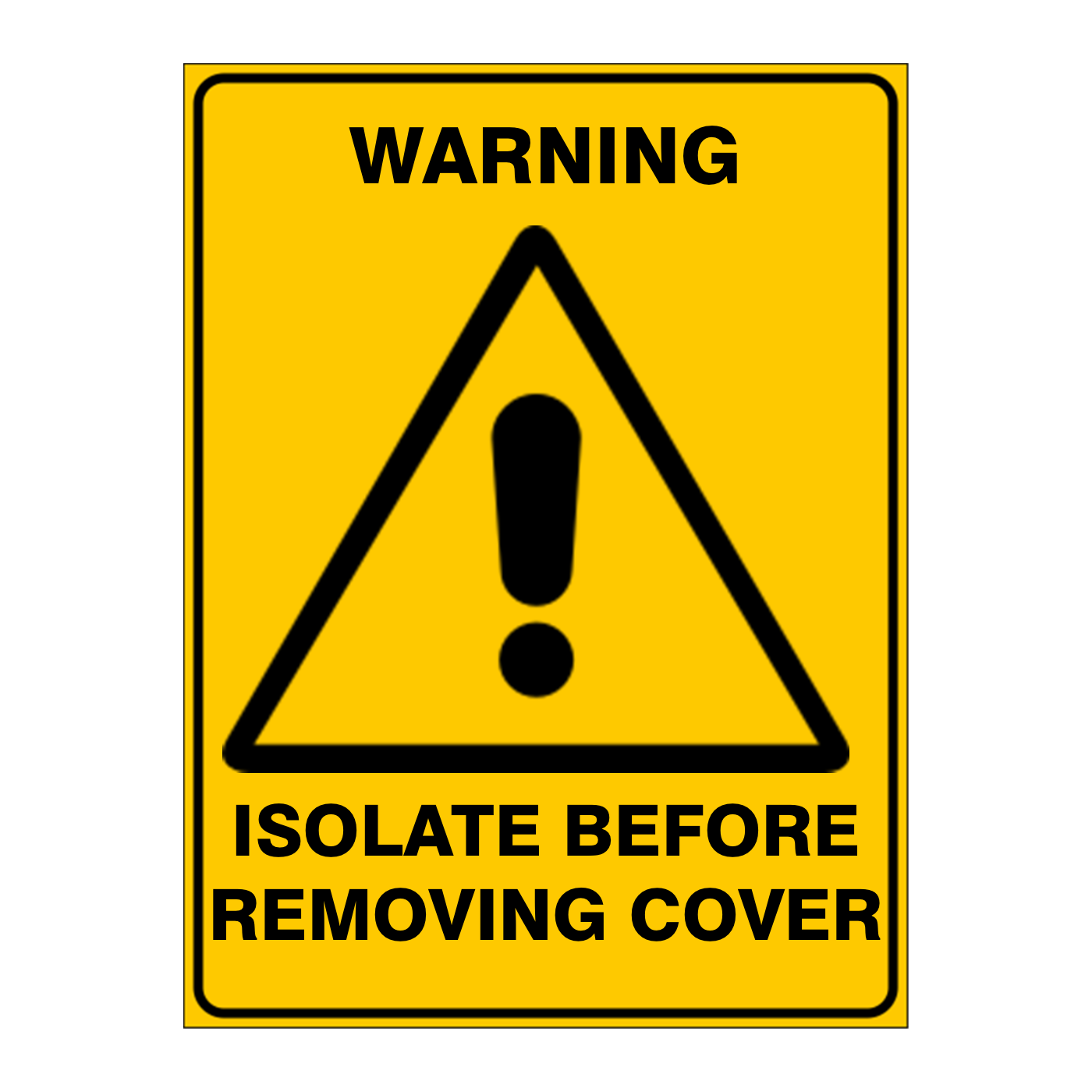 Warning Custom Text Sign