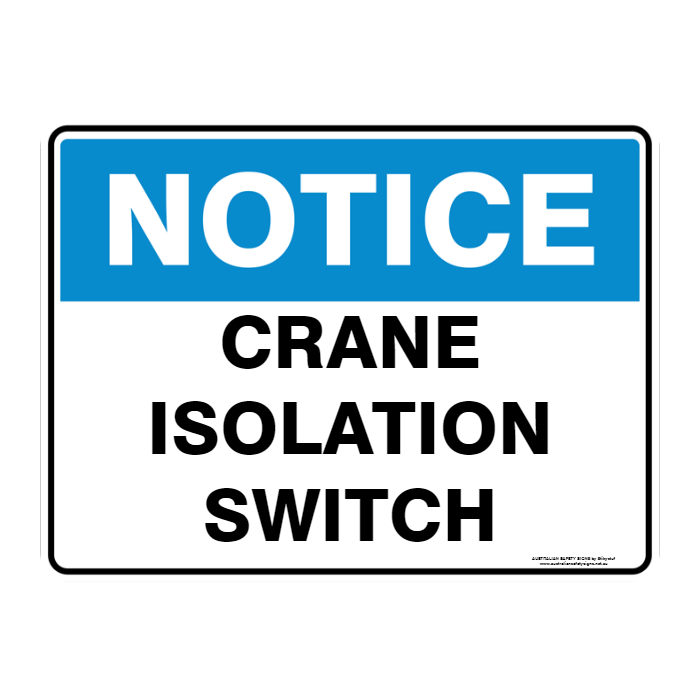 NOTICE CUSTOM TEXT SIGN