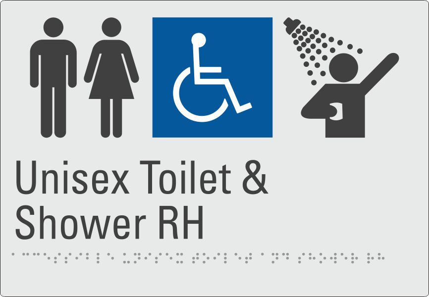 Unisex Toilet & Shower RH