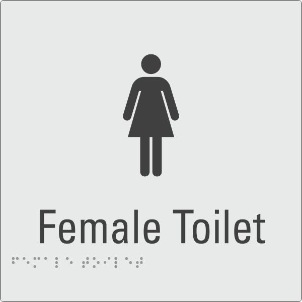 Female Toilet Australian Safety Signs