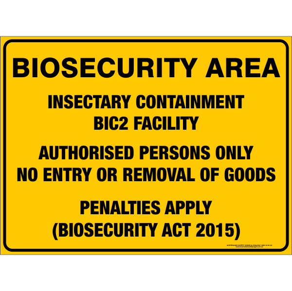BIOSECURITY SIGNS - Australian Safety Signs