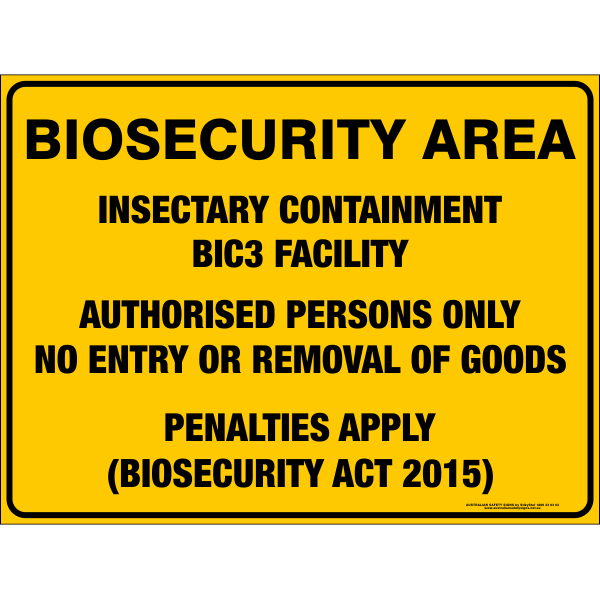 BIOSECURITY AREA - INSECTARY CONTAINMENT BIC3 FACILITY