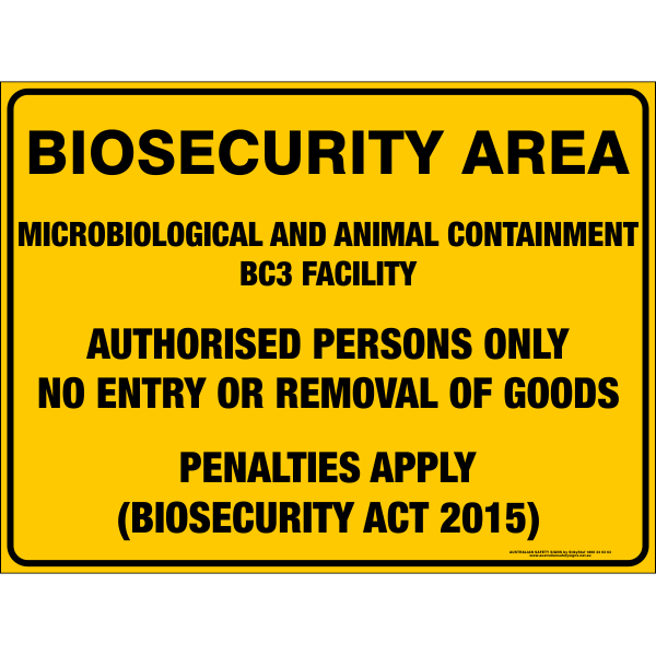 BIOSECURITY AREA - MICROBIOLOGICAL & ANIMAL CONTAINMENT BC3 FACILITY