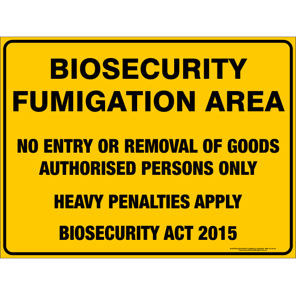 BIOSECURITY FUMIGATION AREA