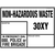 Non Hazardous Waste Panel 30XY
