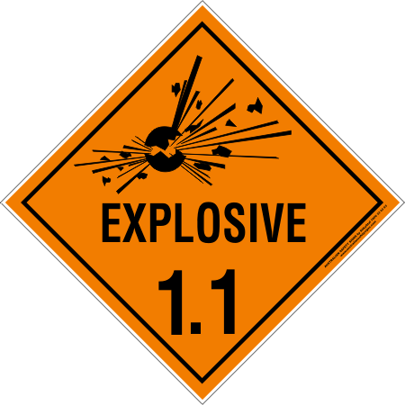 CLASS 1 - EXPLOSIVE 1.1