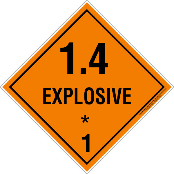 CLASS 1 - EXPLOSIVE 1.4