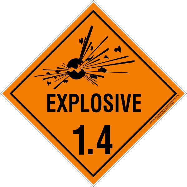 CLASS 1 - EXPLOSIVE 1.4a