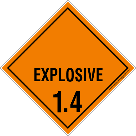 CLASS 1 - EXPLOSIVE 1.4b