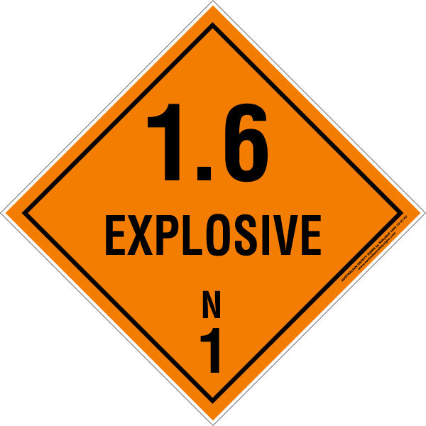 CLASS 1 - EXPLOSIVE 1.6