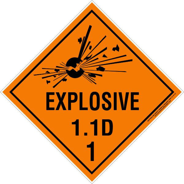 CLASS 1 - EXPLOSIVE 1.1 GROUP D